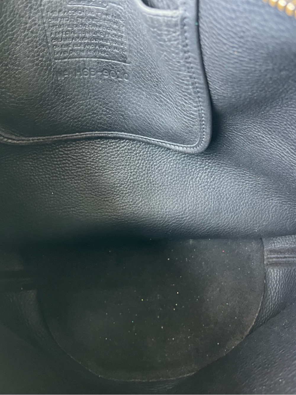 COACH Vintage Berkely Duffle Sac 9010 Black Leather & Suede Ruff Out XL - Picture 10 of 15